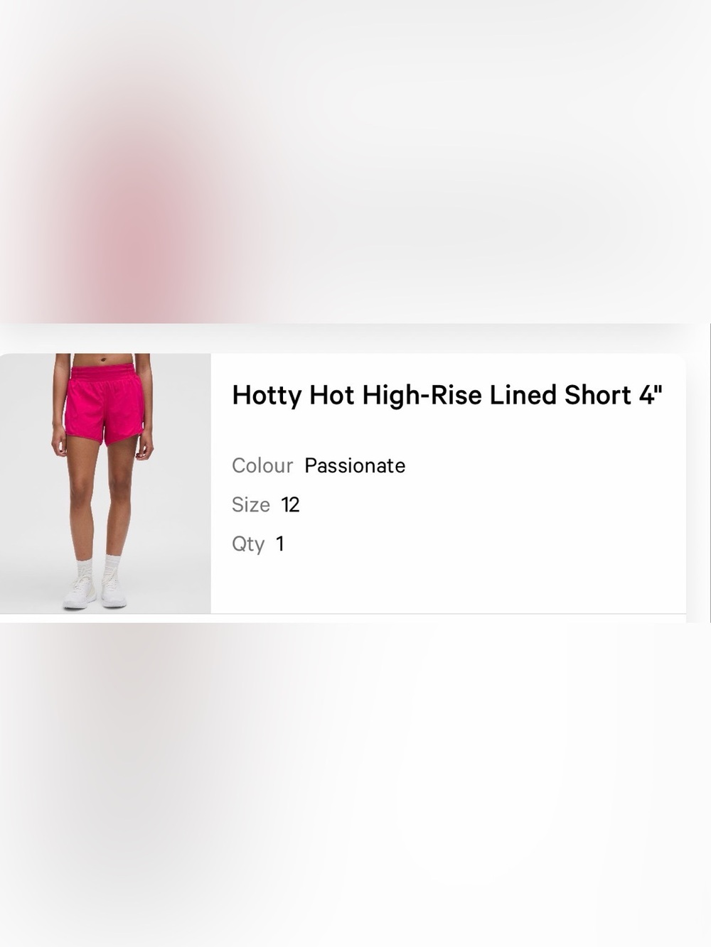 LULULEMON HOTTY HOT 4” SHORT